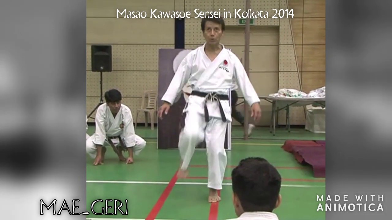 MAE GERI by MASAO KAWASOE Sensei 8th Dan JKA