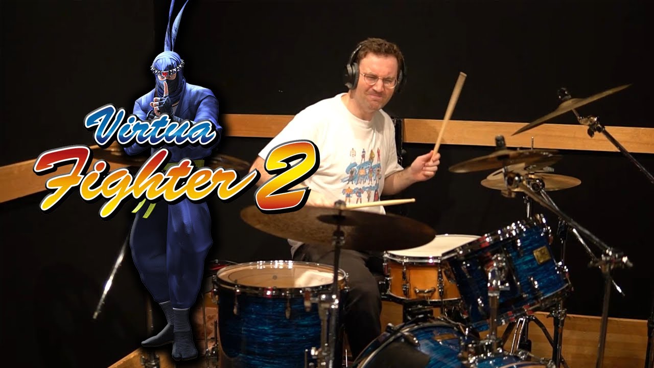 Virtua Fighter 2 - Kage Theme (Drum Cover)  バーチャファイター2 「葉隠秘伝～非情の掟～ 影丸 bgm」を叩いてみた