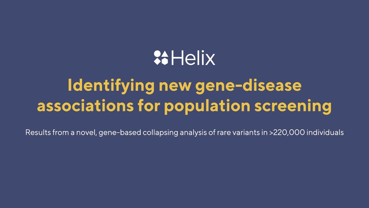 One of the largest gene-based collapsing analyses reveals new potential for population screening