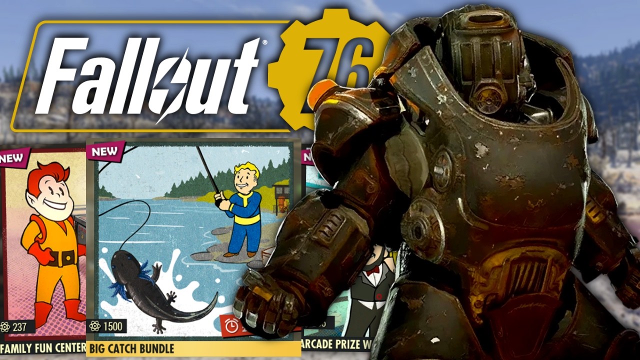 Обзор и демонстрация набора Big Catch Bundle! | Fallout 76