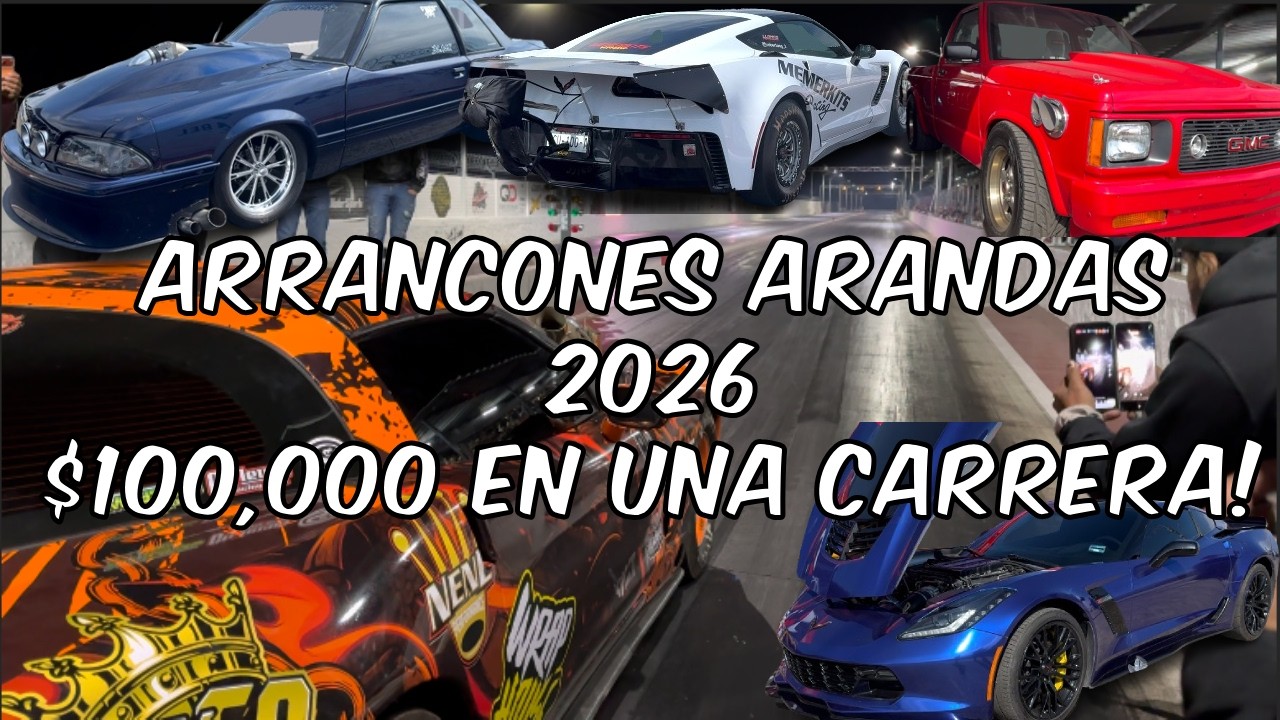 Carreras de 5 SEGUNDOS y $100,000 en juego 😳 | Arrancones Arandas