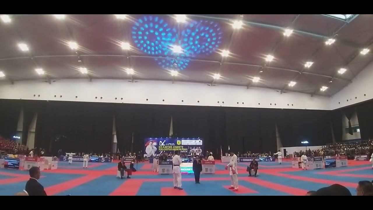 DKI Jakarta Vs Sulawesi Tenggara, -75 Kg Putra, Kejurnas Piala Ketum PB Forki 2024, Tangsel, Banten.
