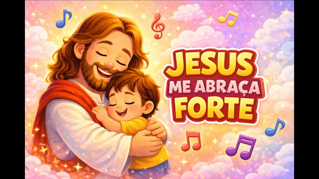 Música Infantil 🤗✨ Jesus Me Abraça Forte | Musica para Criança