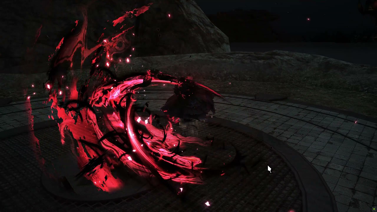 Final Fantasy XIV  lvl80 Reaper Transformation (Enshroud)