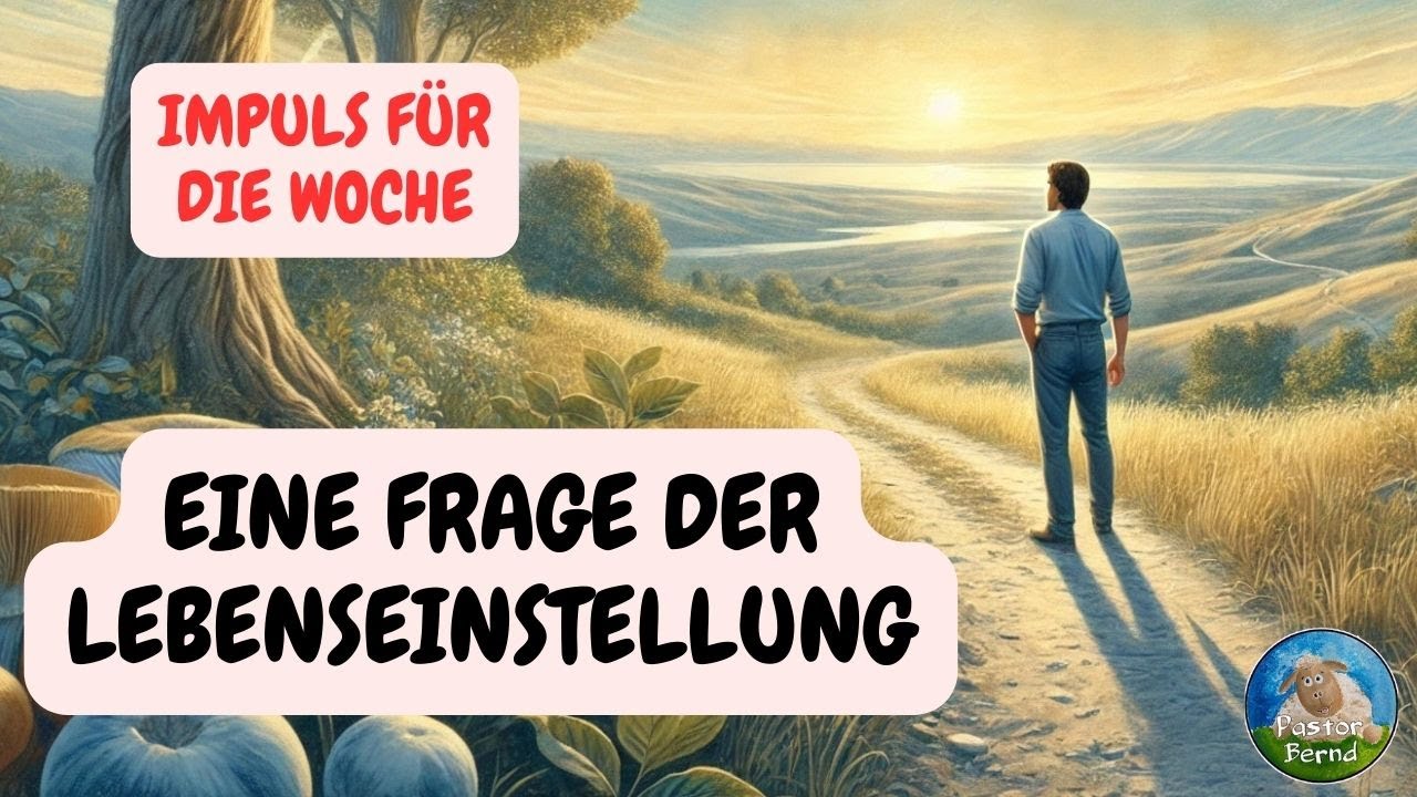 Eine Frage der Lebenseinstellung - Impuls f&uuml;r die Woche - Juli 2024 (4) von Pastor Bernd