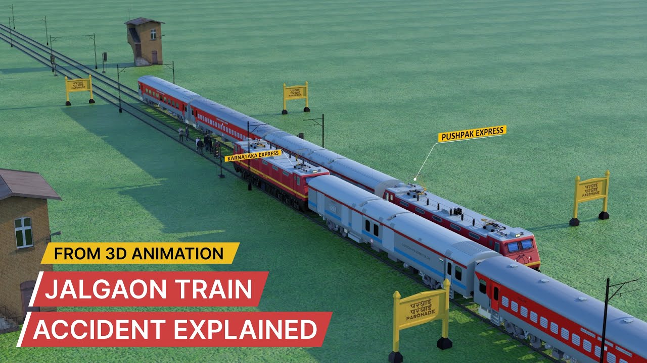 Jalgaon Train Accident Update : चाय बेचने वाले की वजह से हुआ यह ट्रेन हादसा ? 3D Animation से जानिए