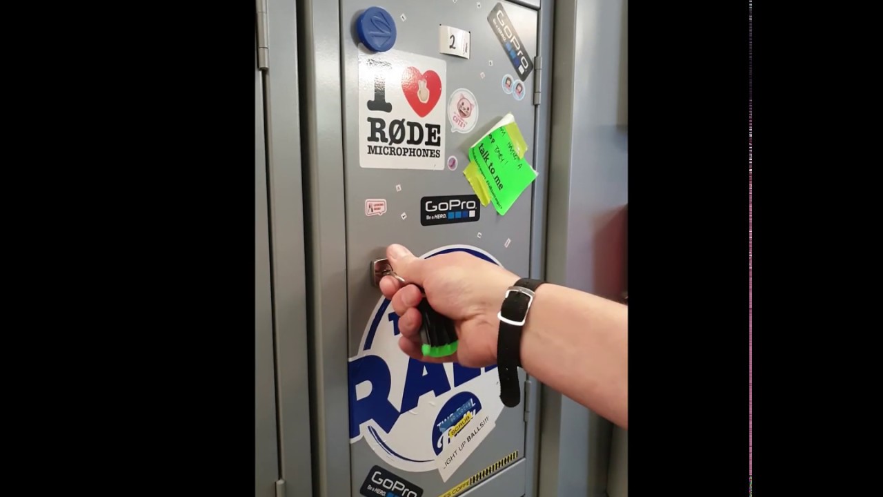 The jazz locker door