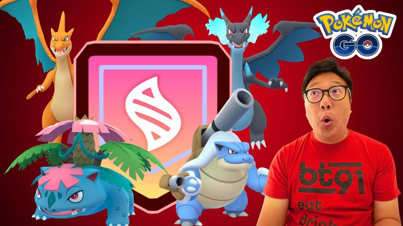 MEGA CHARIZARD, MEGA BLASTOISE AND MEGA VENUSAUR RAIDS IN POKEMON GO