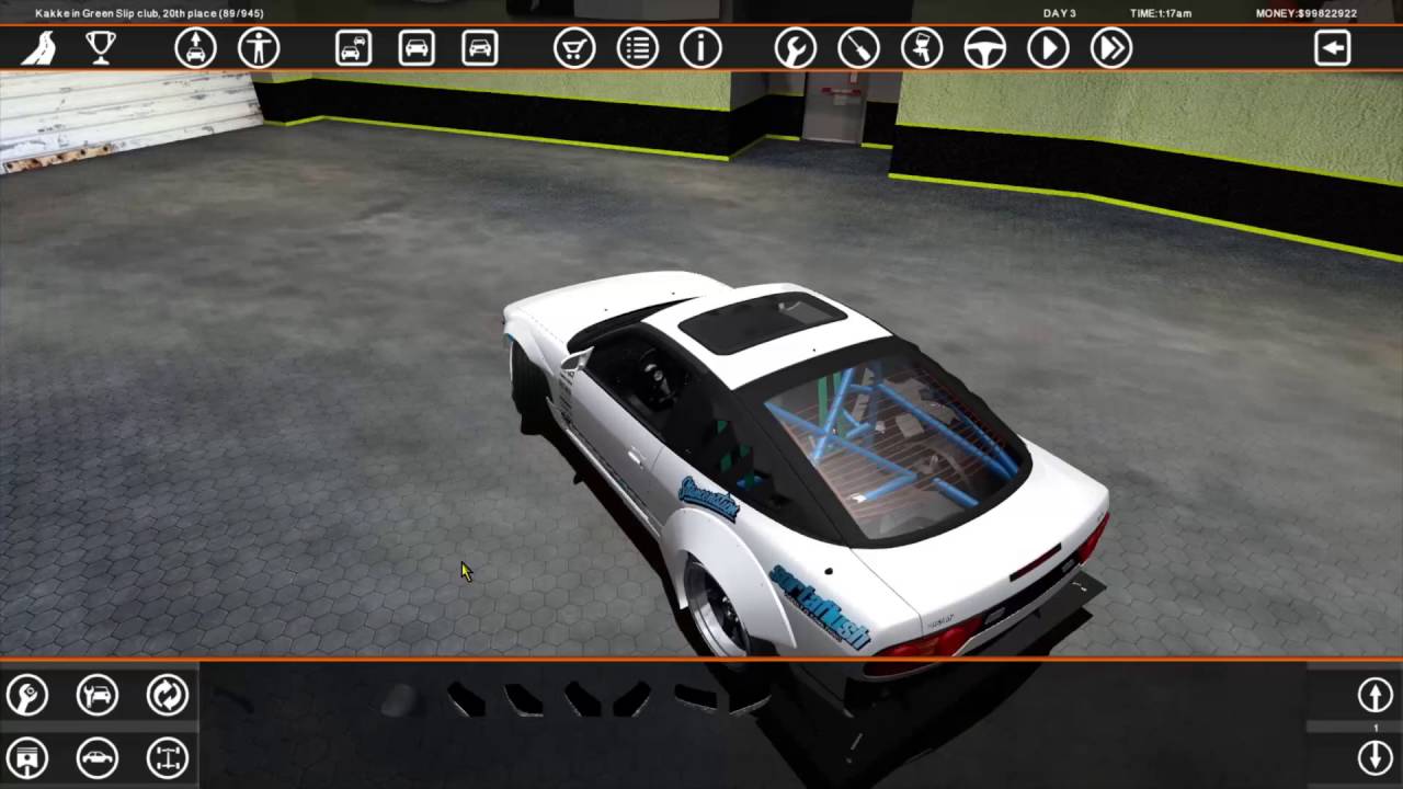 Street Legal Racing Redline - building Nissan 240SX