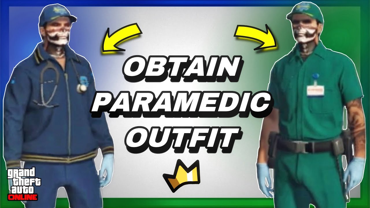 GTA 5 ONLINE- GET /SAVE PARAMEDIC OUTFIT ( STETHOSCOPE/BELT) TUTORIAL (1.58) PS4