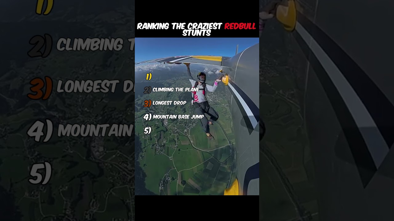 Ranking The Craziest Redbull Stunts