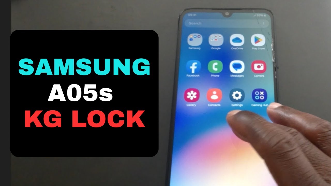 Samsung A05s KG Lock Remove