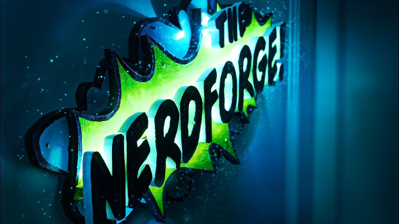 Make a Magical GLOWING Door Sign - Comic Style!