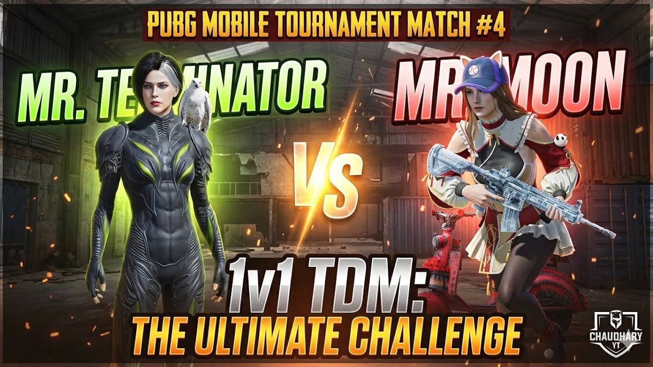 Match 4 | Mr Terminator vs Mr Moon | Epic 1v1 TDM Tournament! 🔥