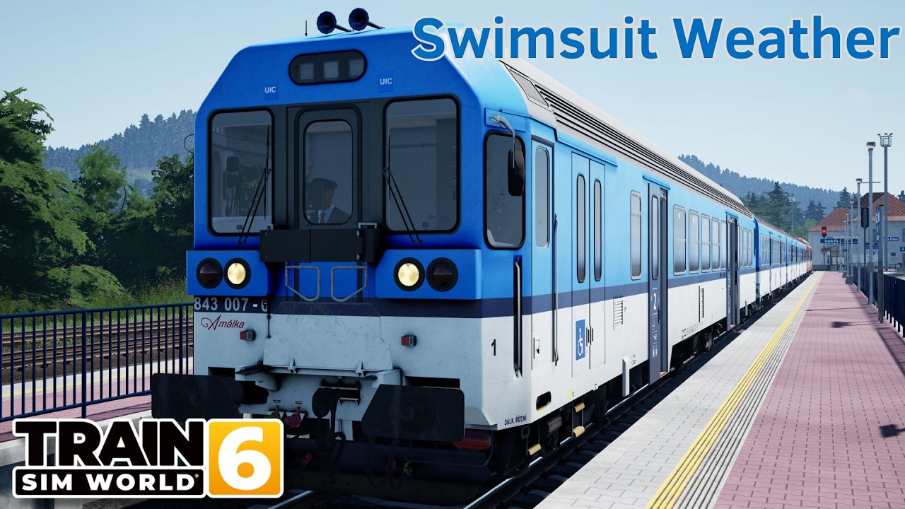 Swimsuit Weather - Liberec - Stará-Paka - Class 843 - Train Sim World 6