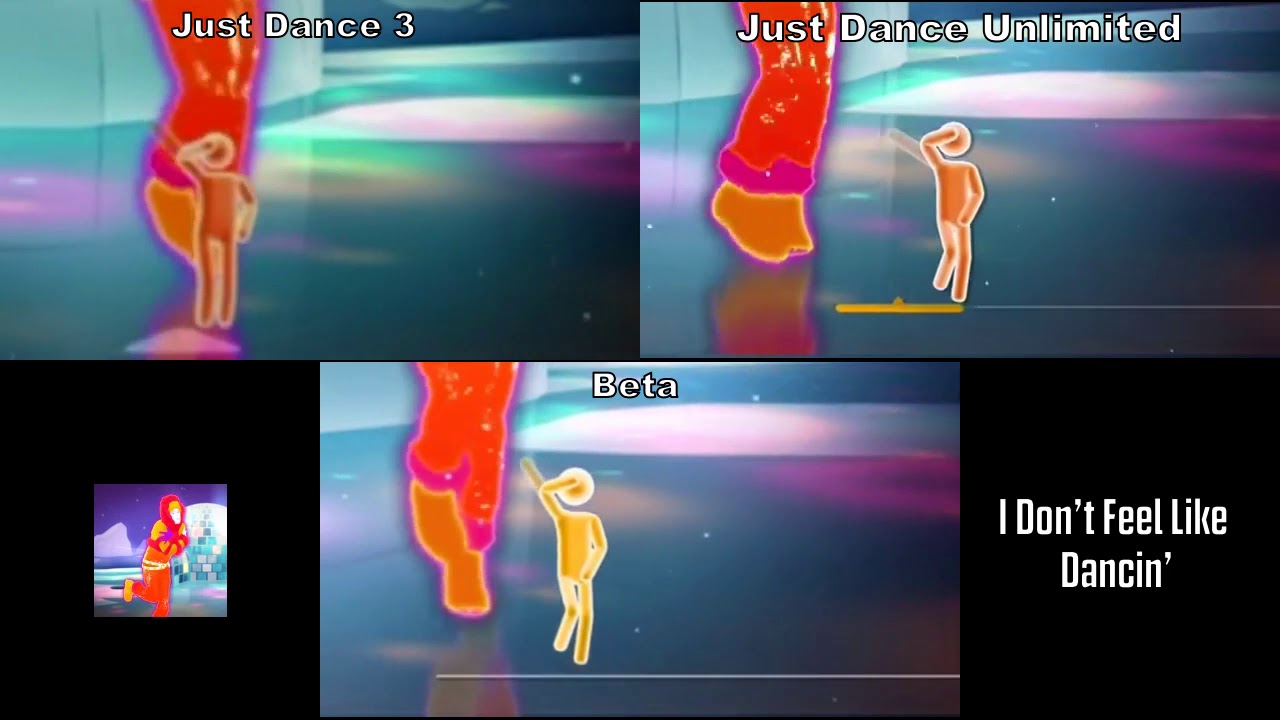 Just Dance - Pictograms Comparison - I Don’t Feel Like Dancin’