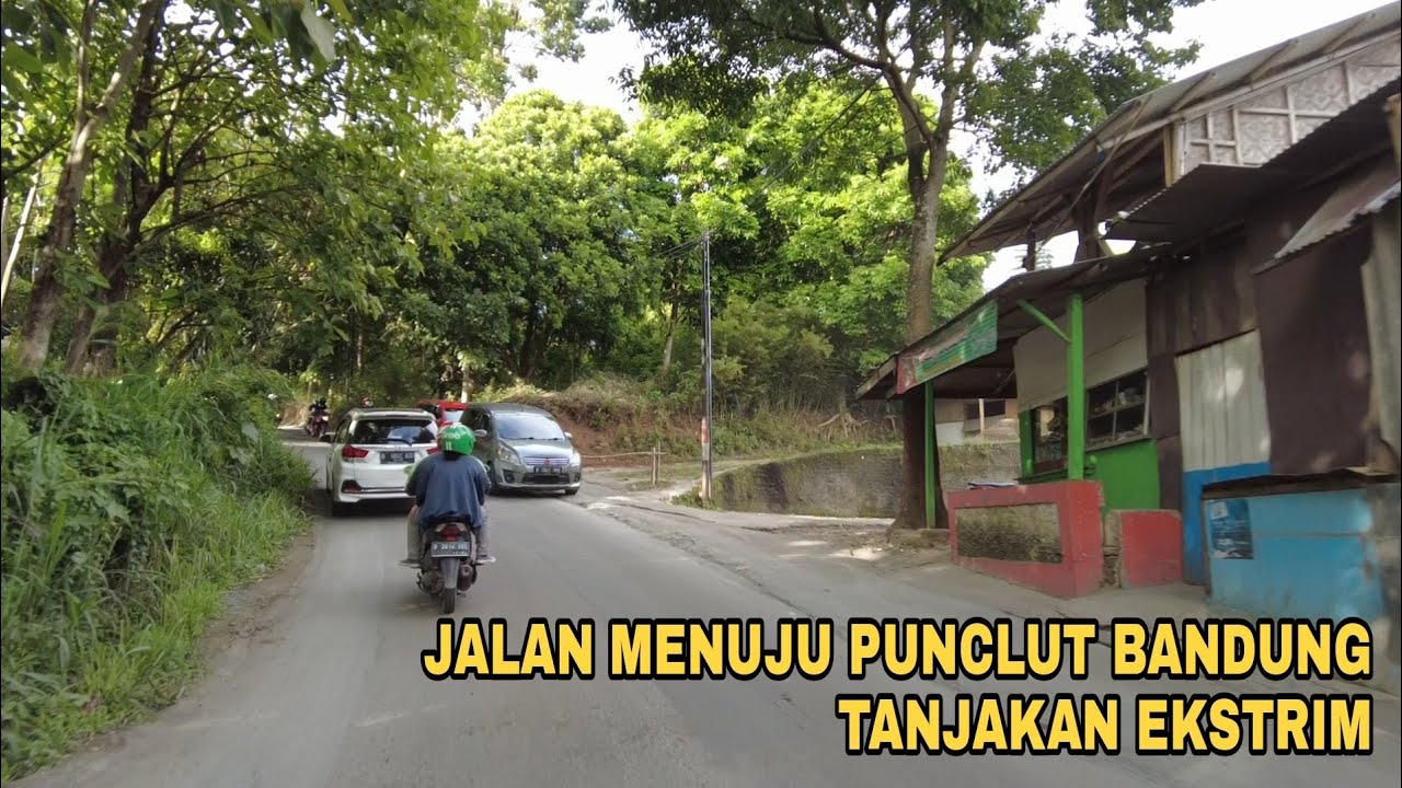 Jalan Menuju Puncak Ciumbuleuit (Punclut) Bandung - Tanjakan Ekstrim