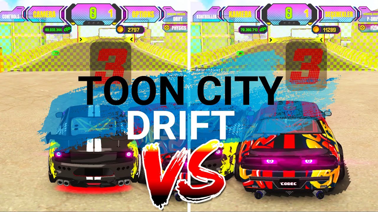 Форд Шелби Gt 500  VS Dodge Challenger Demon Навыки дрифта  - Project Drift 2.0