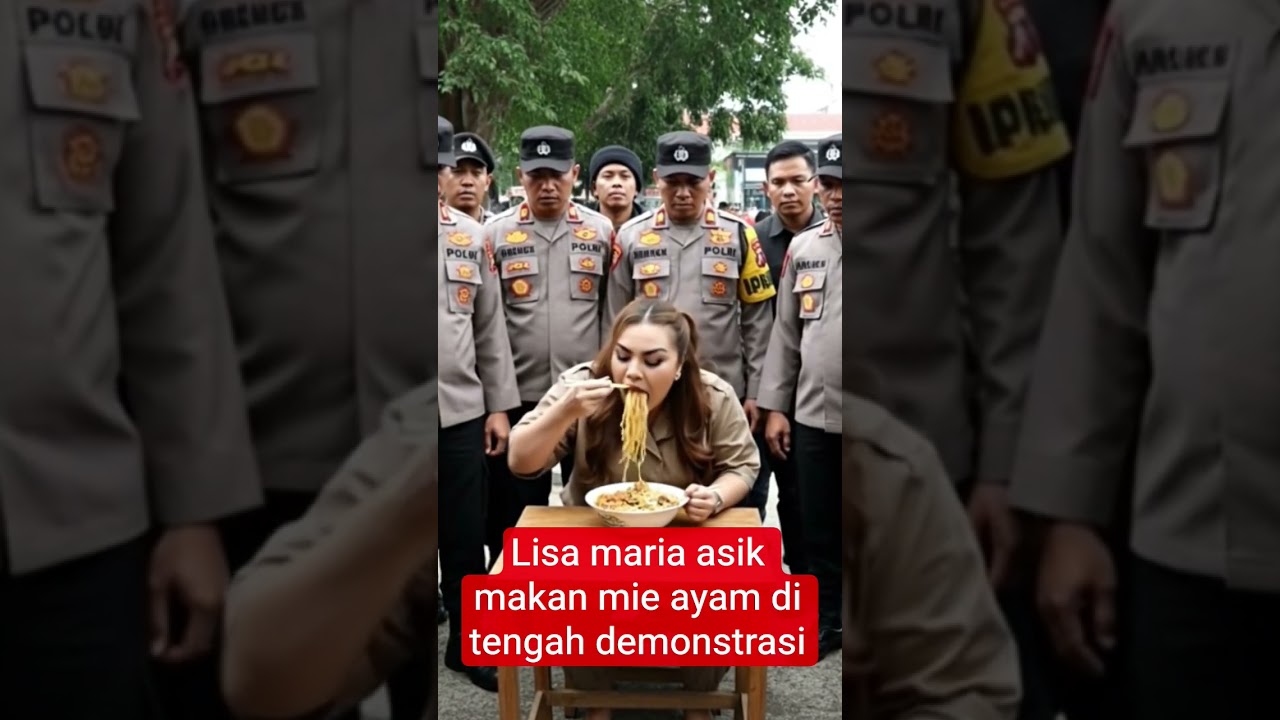 lisa maria mantan rk kelaparan di tengah aksi demonstrasi!