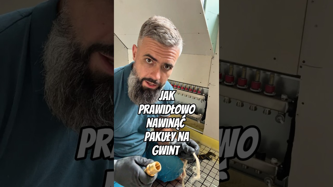 Jak prawidłowo nawinąć pakuły na gwint! Wbrew pozorom nie jest to takie łatwe.