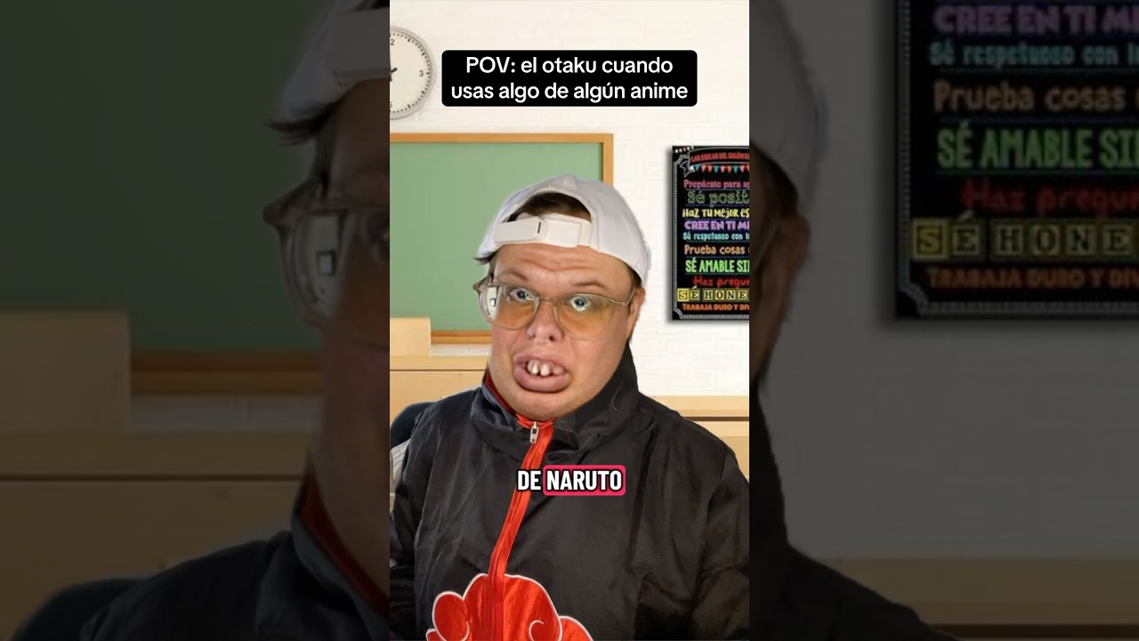 POV: el otaku cuando usas algo de alg&uacute;n anime #humor #comedia #parodia #POV #otakus