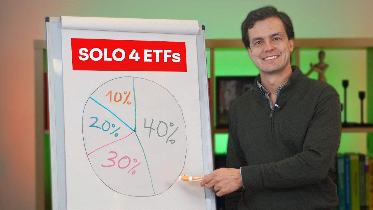 El MEJOR PORTAFOLIO de Inversión (Solo 4 ETFs)