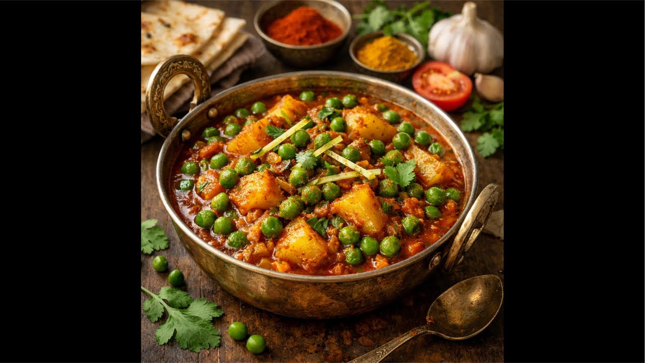 Mater aalu ki sabji kaise banate hai ||