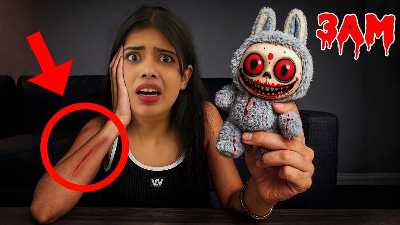 I performed the Haunted Labubu Ritual at 3 a.m.!! *it moved*