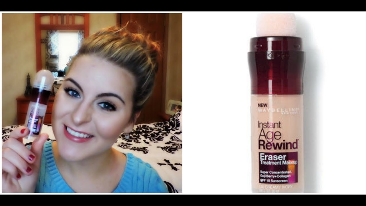 Maybelline Instant Age Rewind Eraser Foundation | Review & Demo