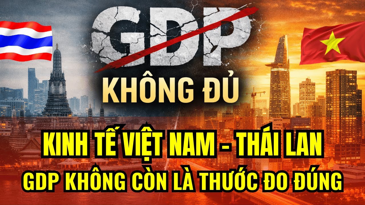 So Kinh Tế Việt Nam – Thái Lan: Vì Sao GDP Không Còn Là Thước Đo Đúng?