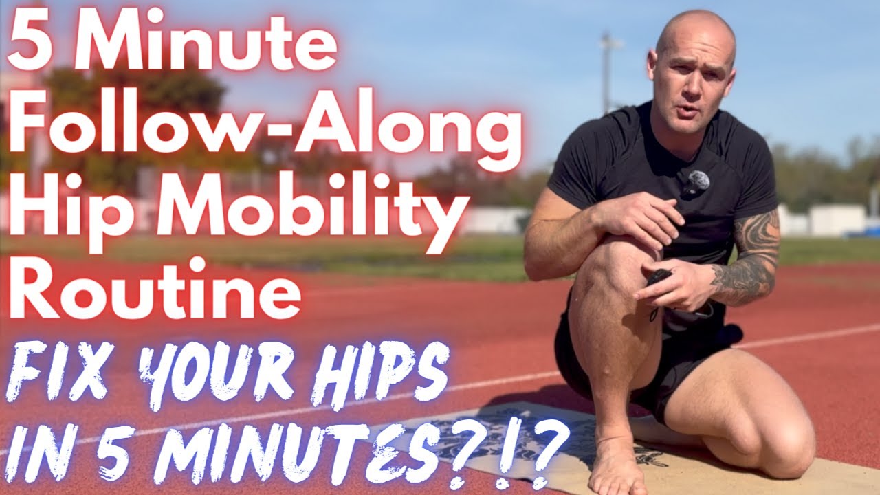 UNLOCK Your Hip, Knee, And Spine Mobility In 5 Minutes -  FOLLOW ALONG ROUTINE