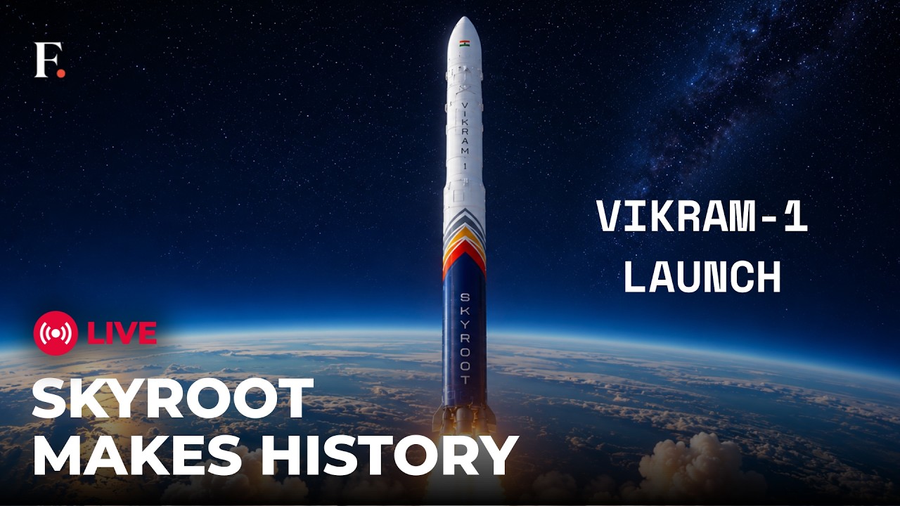 Skyroot Vikram-1 Launch LIVE: Watch India's First Private Orbital Rocket Launch | Mission Aagaman