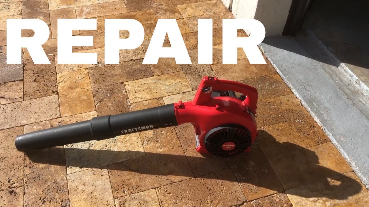 [How-to] Craftsman B215 Leaf Blower, Pull Cord Start Repair, Restringing, Or Replacement.