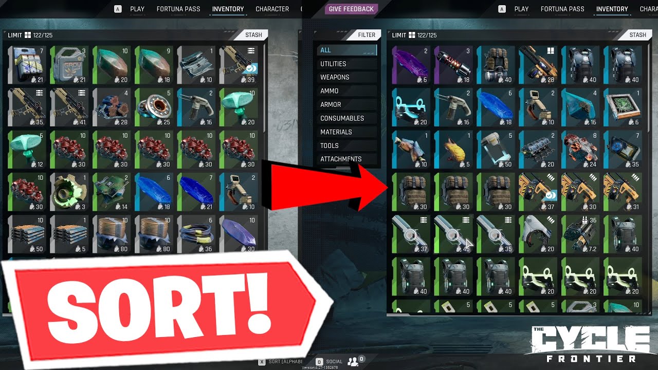 The Cycle Frontier - How To SORT Your Stash!