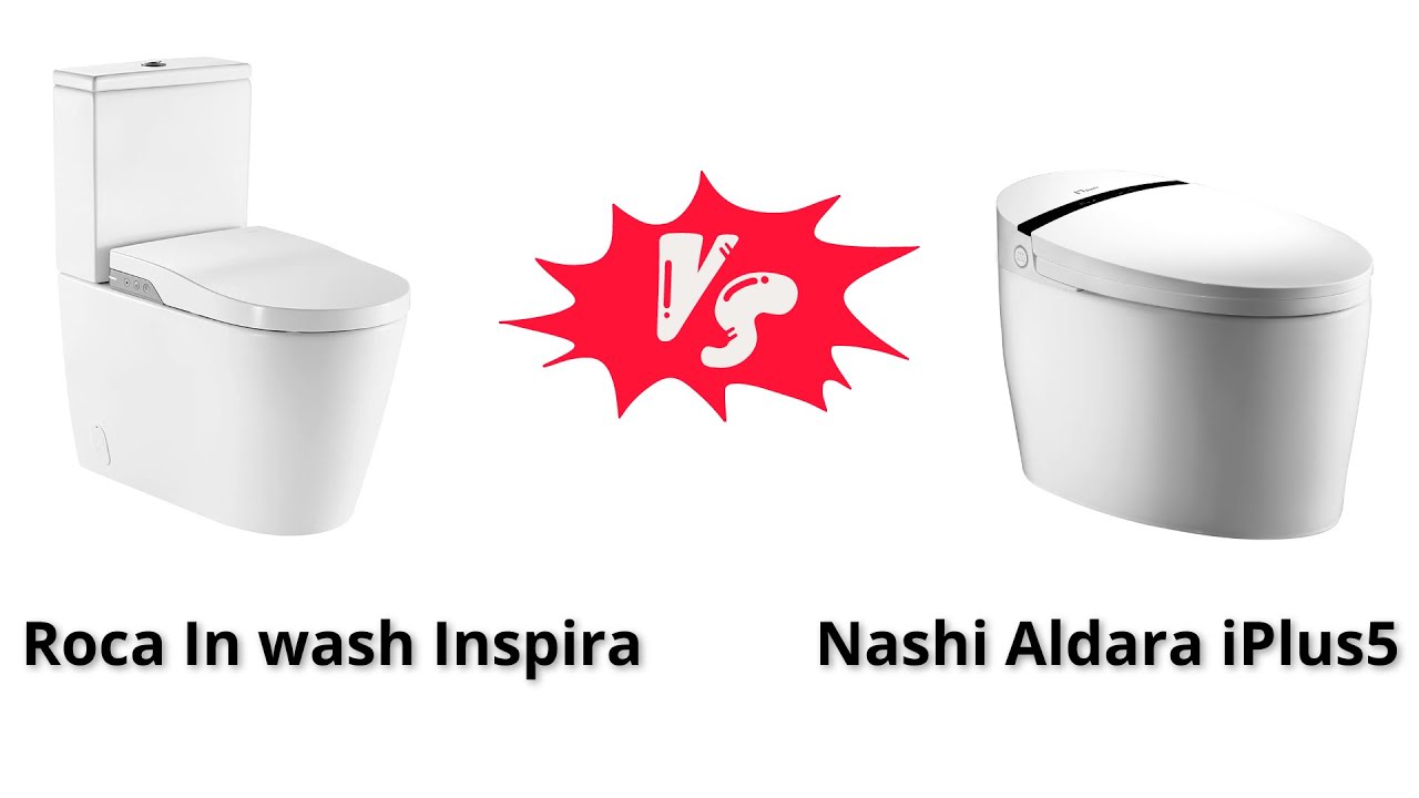 Los 2 mejores WC Japoneses del mercado - Comparativa Roca In wash Inspira vs Nashi Aldara iPlus5