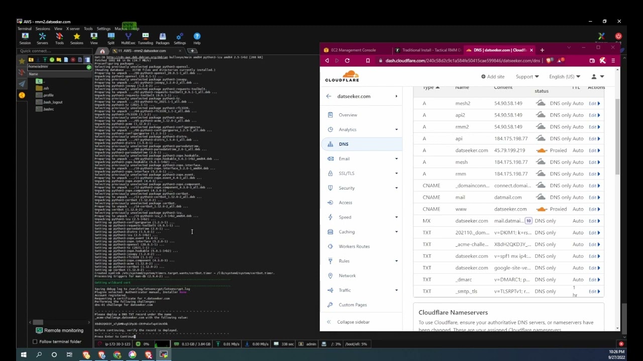 Tactical RMM - Install on AWS