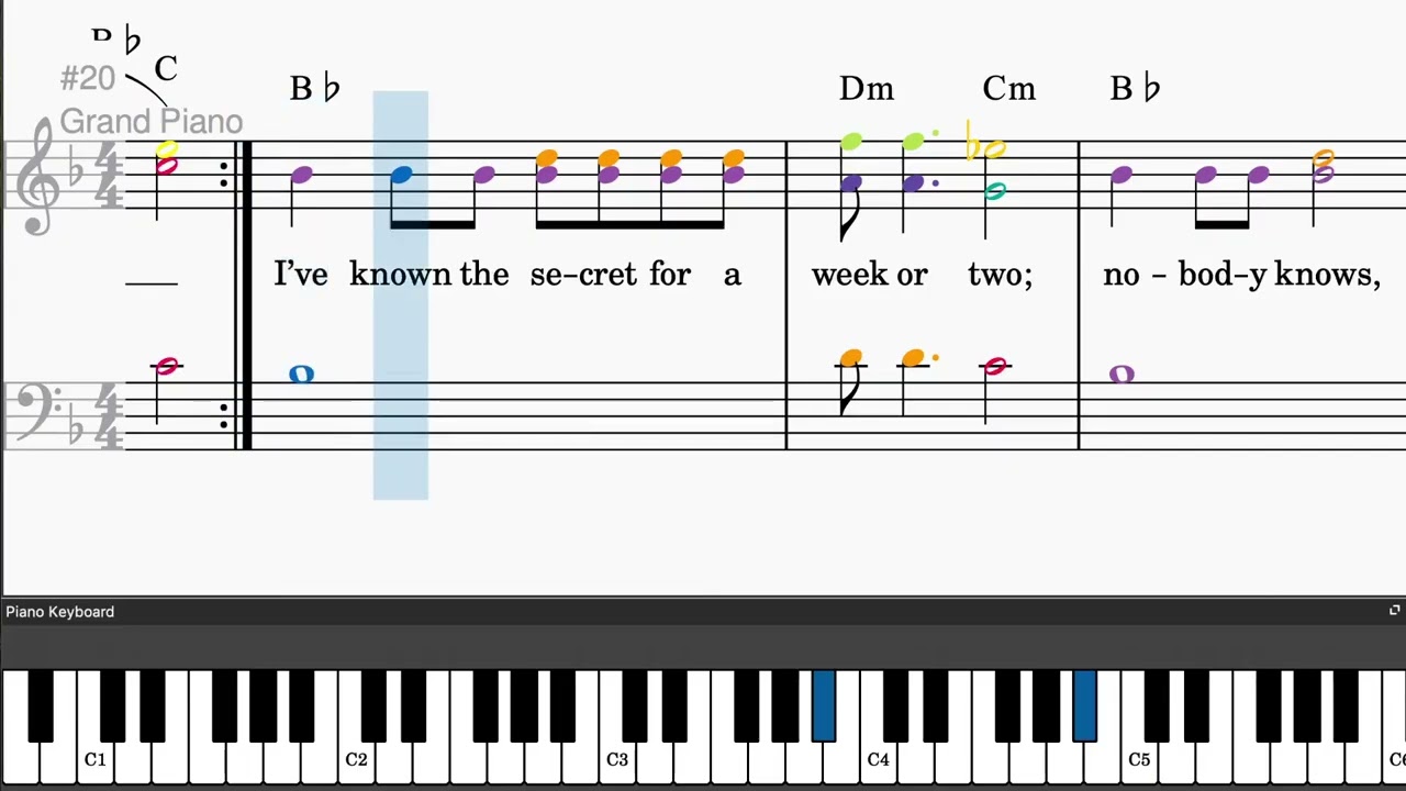 Do You Want To Know A Secret? by The Beatles - Easy piano tutorials with sheetmusic