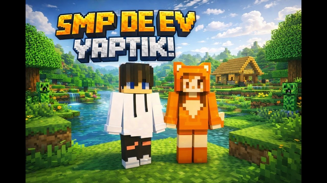 Smp de ev yaptık.🔥 Tümör evi yıktık.🙃#smp