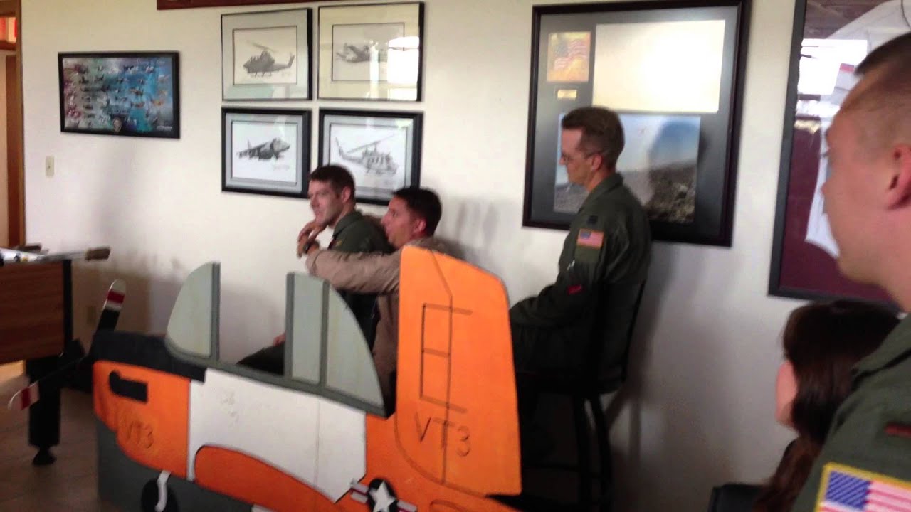 Nick's Tie Cutting:  VT-3 Red Knights Solo Tie Cutting Ceremony