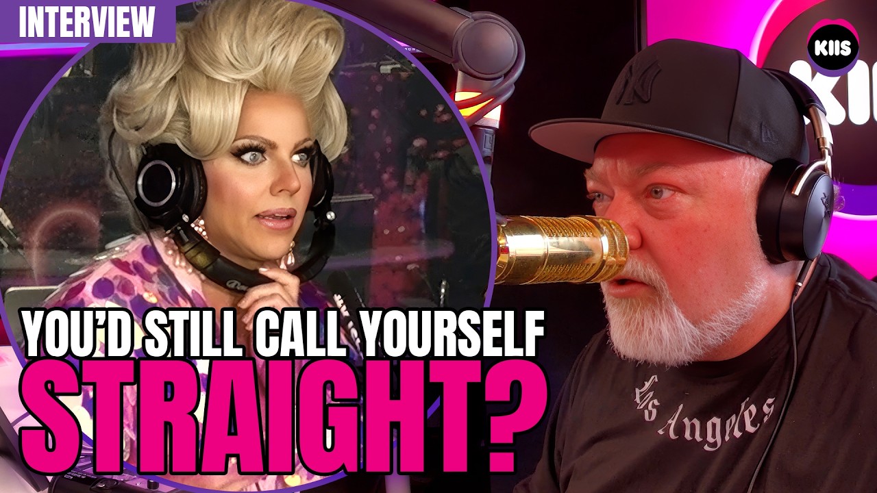 Drag Star Courtney Act & Kyle  Debate Whether Straight Men Can Experiment | Kyle & Jackie O Show