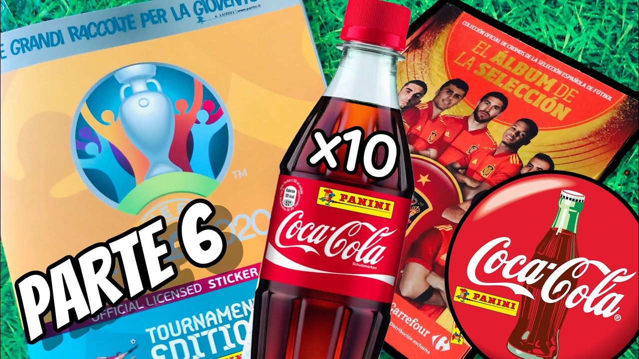 COCA COLA🥤*PARTE 6*😱UNBOXING ALBUM ESPA&Ntilde;A - CALCIATORI PANINI EURO 2020/21