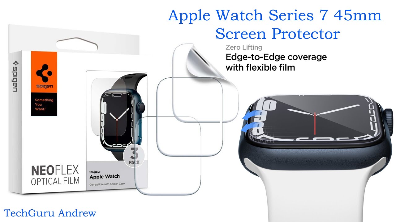 Spigen Screen Protector Neo Flex For Apple Watch Series 7