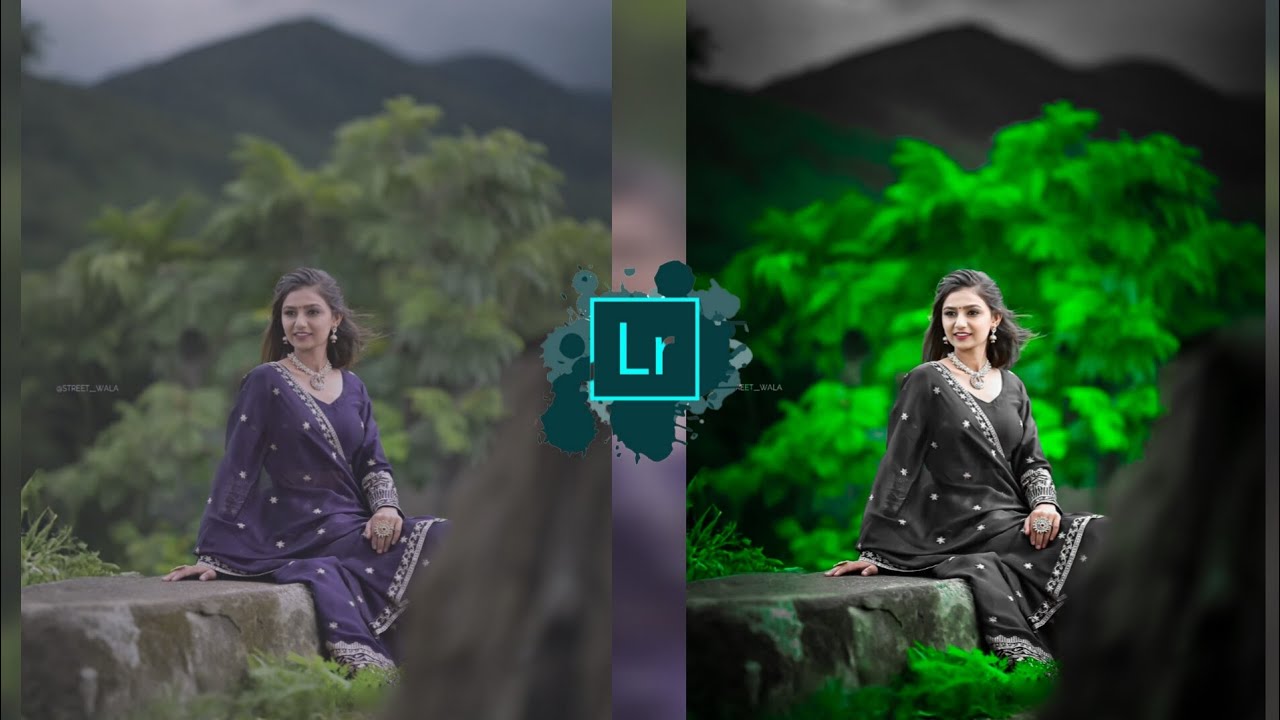 Black and green tone Lightroom photo editing//preset download free//