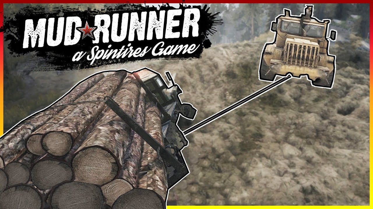 MULTIPLAYER WINCH PULLING & LOG HAULING! - Spintires: MudRunner Gameplay Roleplay