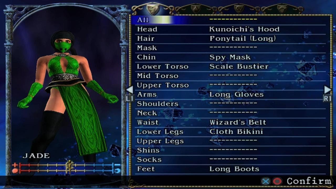 SOULCALIBUR III JADE Creation from SOULCALIBUR 3