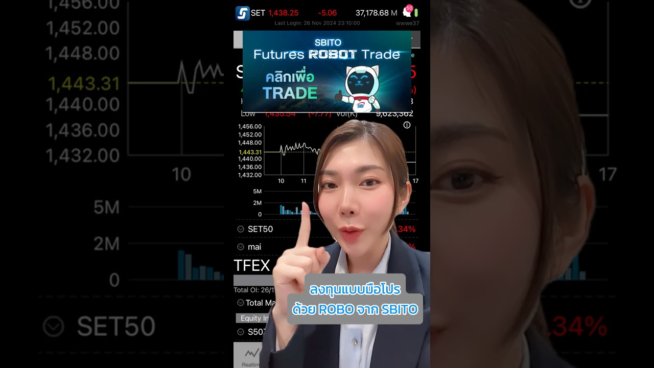 NEW‼️สอนใช้ระบบเทรด 📈SET 50 Futures อัตโนมัติ