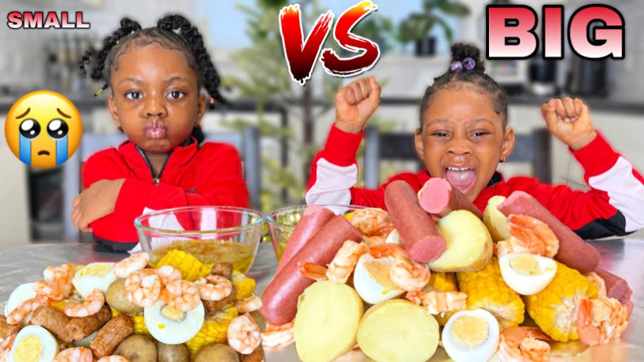 САША И АШЕР БОРЮТСЯ ЗА БОЛЬШИЕ ПРОДУКТЫ 🦞ЧЕЛЛЕНДЖ [СТАНОВИТСЯ ТЕПЛО]🔥 | VLOGMAS ДЕНЬ 11