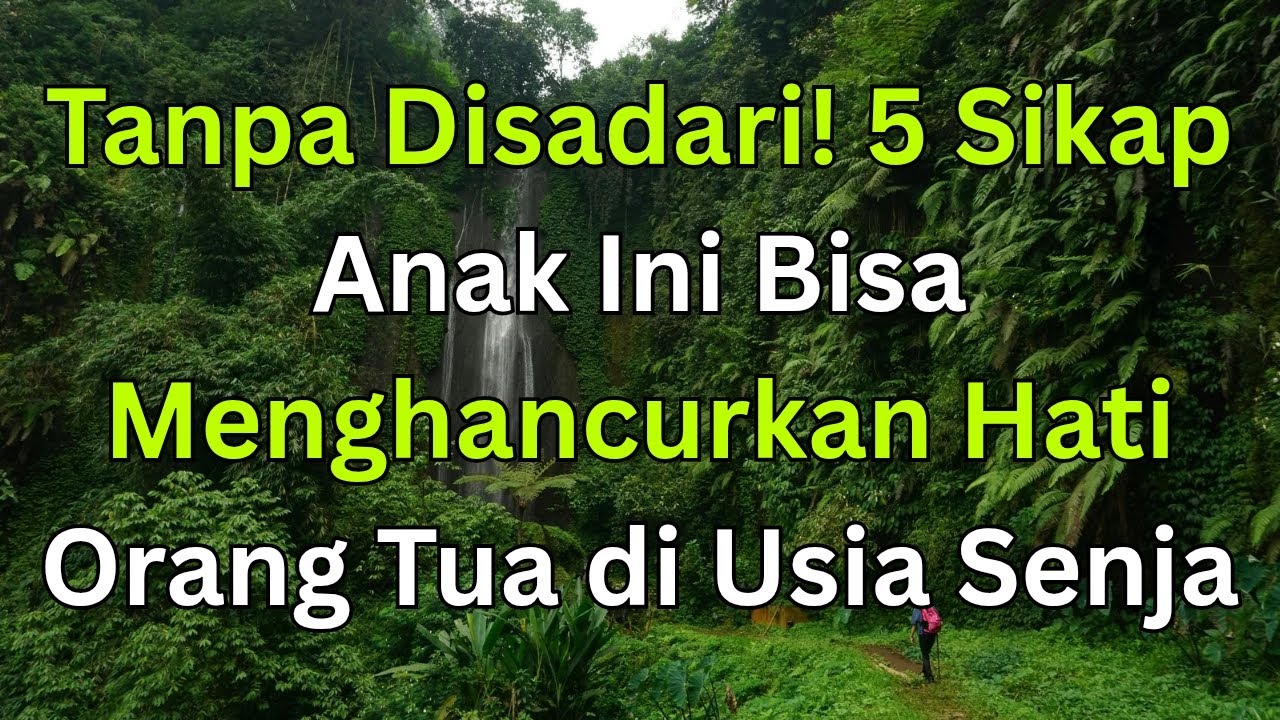 5 Sikap Anak yang Tanpa Disadari Menghancurkan Hati Orang Tua