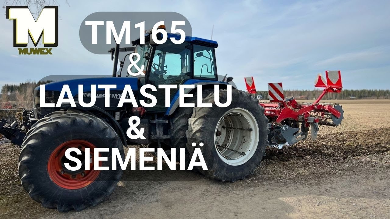 New Holland TM165 Ensitestiä - Likakaivot - Lautasmuokkaus - Uusia siemeniä