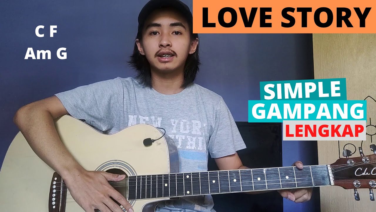 CHORD SIMPLE GAMPANG (Love Story - Taylor Swift) (Tutorial Gitar)